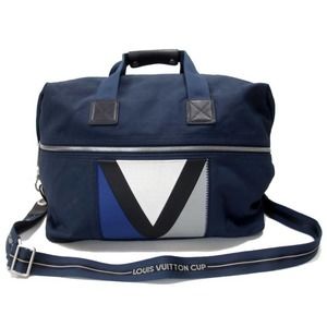 Louis Vuitton Blue and White Travel Bag